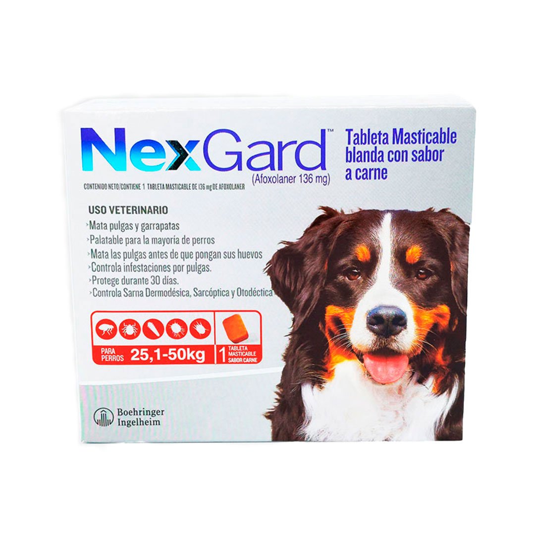 Nexgard (Afoxolaner 136mg) 1-50kg