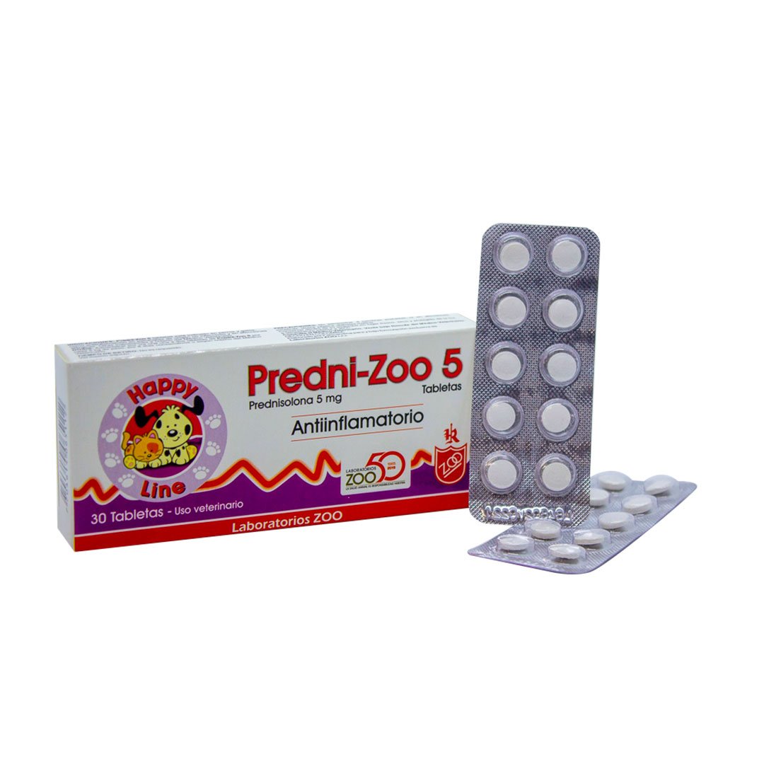 PREDNI-ZOO x 10 TABLETAS - PERROS Y GATOS