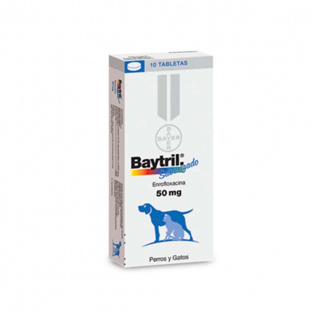 BAYTRIL SABORIZADO 10 TABLETAS