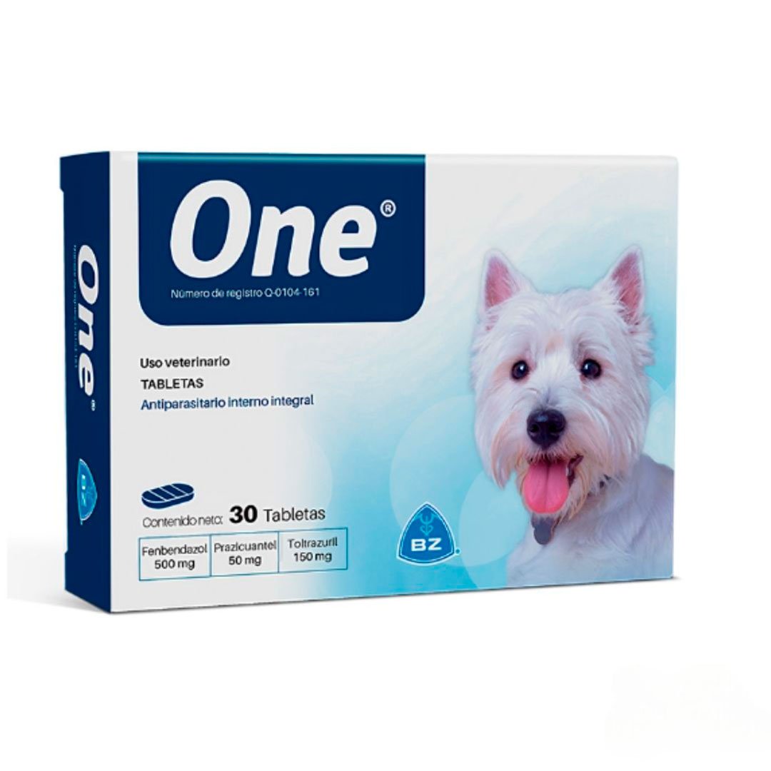 ONE 2 TAB ANTIPARASITARIO INTERNO