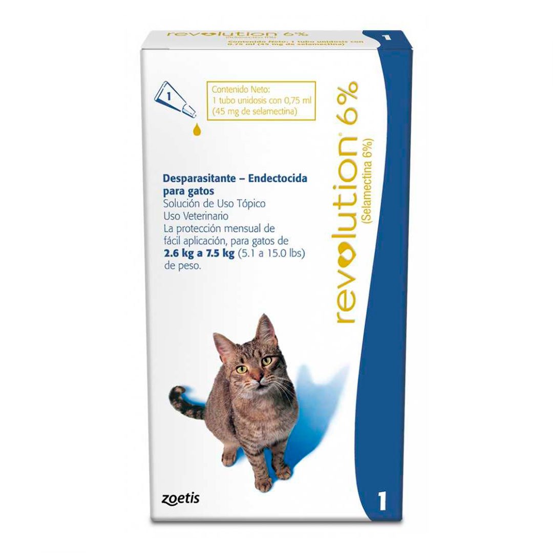 REVOLUTION 6% GATO 2.6 A 7.5KG
