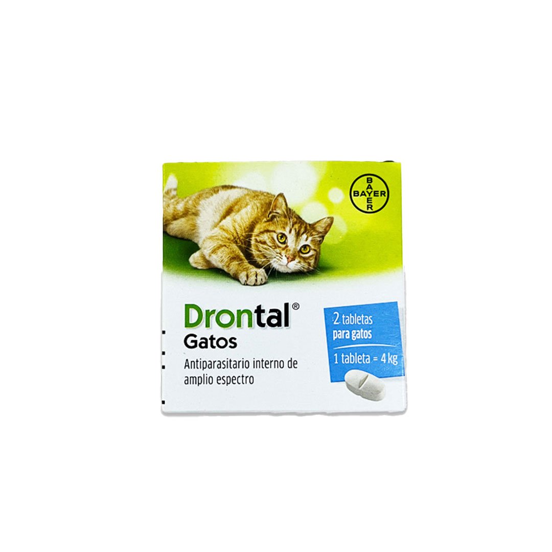 DRONTAL GATOS ANTIPARASITARIO 2 TAB